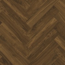 Виниловая плитка ПВХ Ceramin Nuva Herringbone Glue Walnut Red Brown